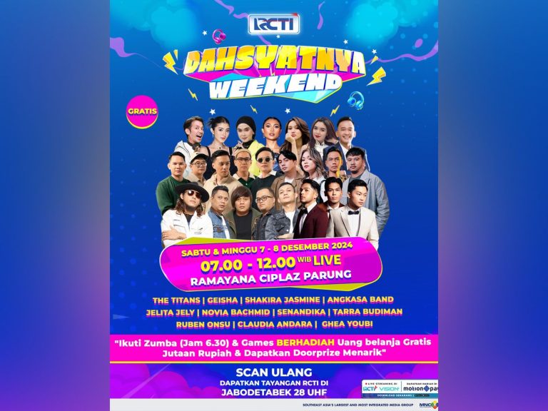 Geisha, The Titans hingga Angkasa Band Bersama Dahsyatnya Weekend Siap Menghibur Warga Parung