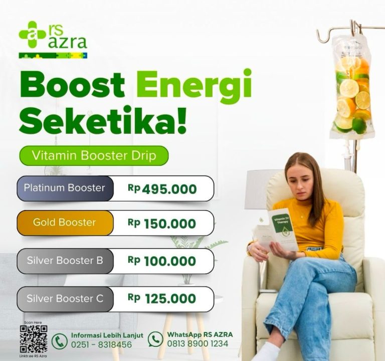 RS Azra Bogor Hadirkan Layanan Vitamin Booster Drip untuk Tingkatkan Energi