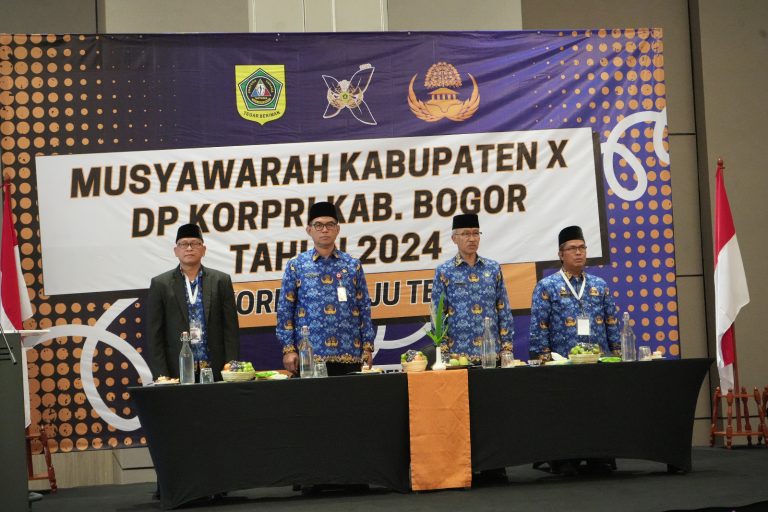 Muskab Korpri Kabupaten Bogor Tunjuk Ajat Rochmat Jatnika Jadi Ketua