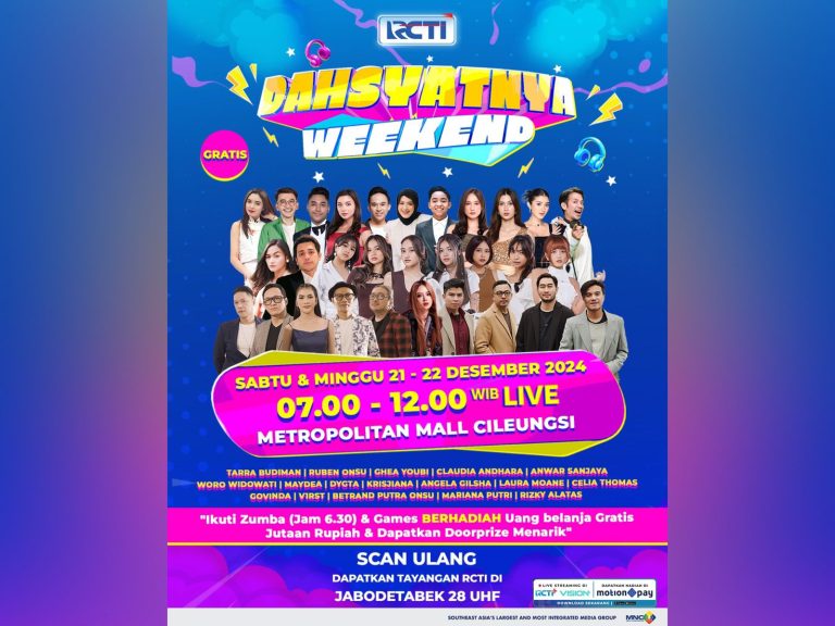 Datang Ke Cileungsi, Govinda Hingga Deretan Pemain Sinetron Siap Menghibur Warga di Dahsyatnya Weekend