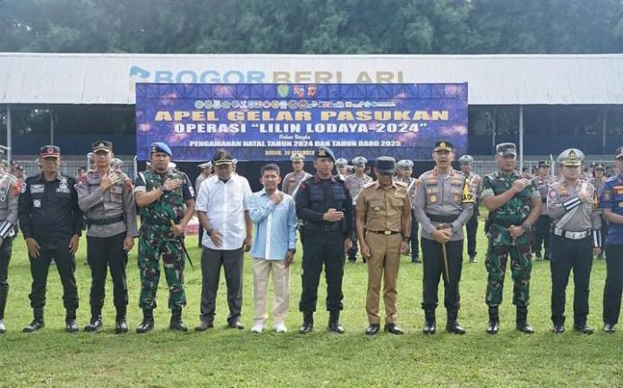 1.305 Petugas Gabungan Amankan Libur Nataru di Kota Bogor