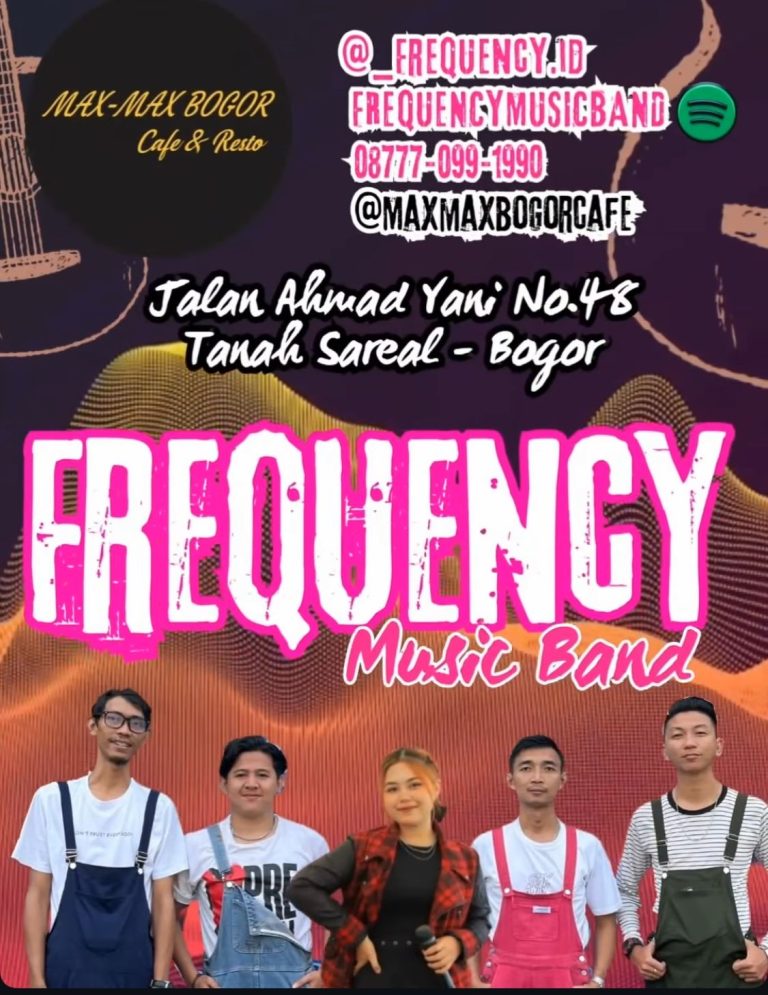 Max-Max Bogor Cafe & Resto Hadirkan Live Music dari Frequency Band