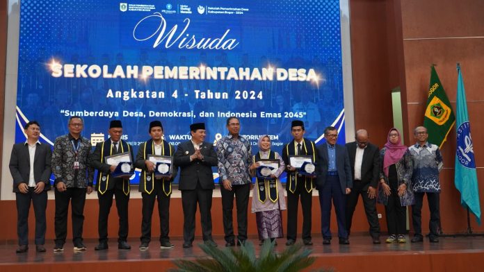 Ikut Sekolah Pemerintah Desa, Aparatur Desa Kabupaten Bogor Diwisuda di IPB