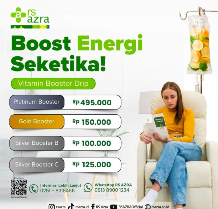 RS Azra Bogor Layani Paket Boost Energi Seketika