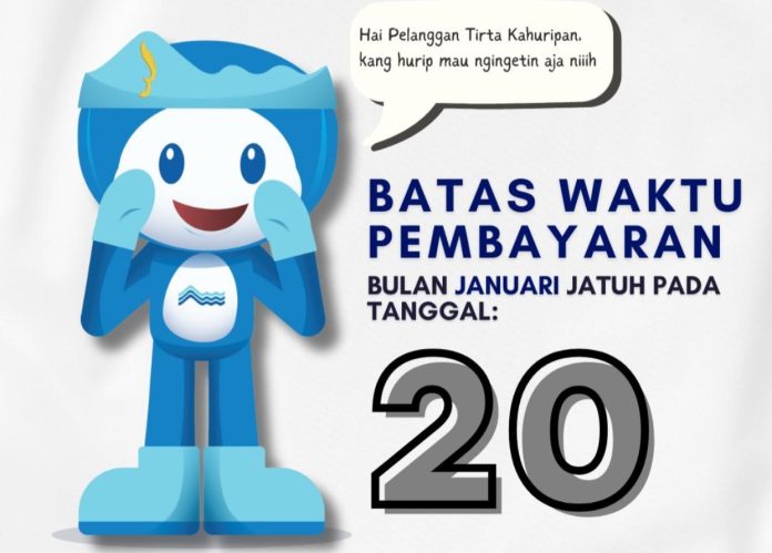 Perumda Air Minum Tirta Kahuripan Himbau Pelanggan Bayar Tagihan Air Sebelum 20 Januari