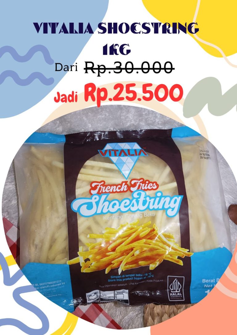 Redbox Frozen Food Hadirkan Promo Spesial untuk Vitalia Shoestring 1 Kg