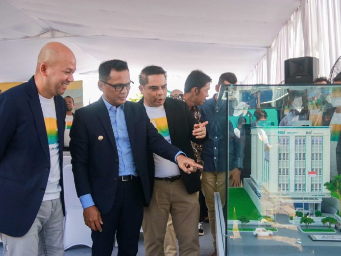 Hadiri Ground Breaking BSI, Hery Antasari Harap Membuka Peluang Ekonomi Baru