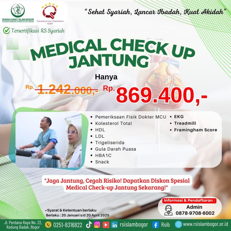 RS Islam Bogor Berikan Diskon Spesial untuk Medical Check Up Jantung