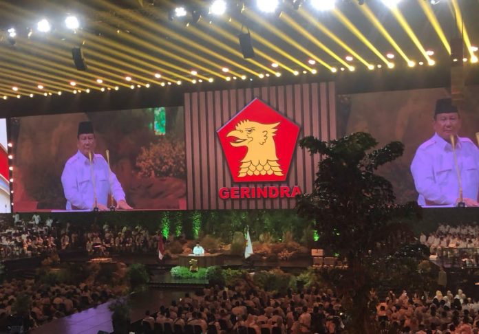 Pidato HUT Gerindra di SICC, Prabowo : Saya Mau Jadi Presiden Yang Turunkan Harga!