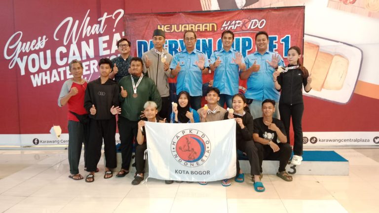 Boyong 6 Emas dan 1 Perunggu, Hapkido Kota Bogor Jadi Juara Umum Daeryun Cup 1 se-Jawa Barat