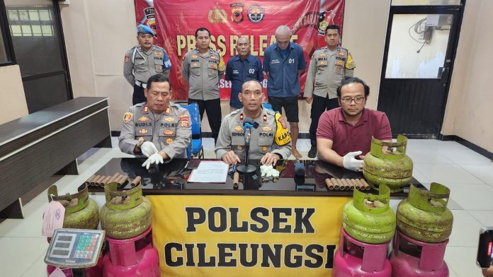 Polisi Bongkar Kasus Penyalahgunaan Tabung Gas Tiga Kilogram di Cileungsi, Tiga Pelaku Diamankan