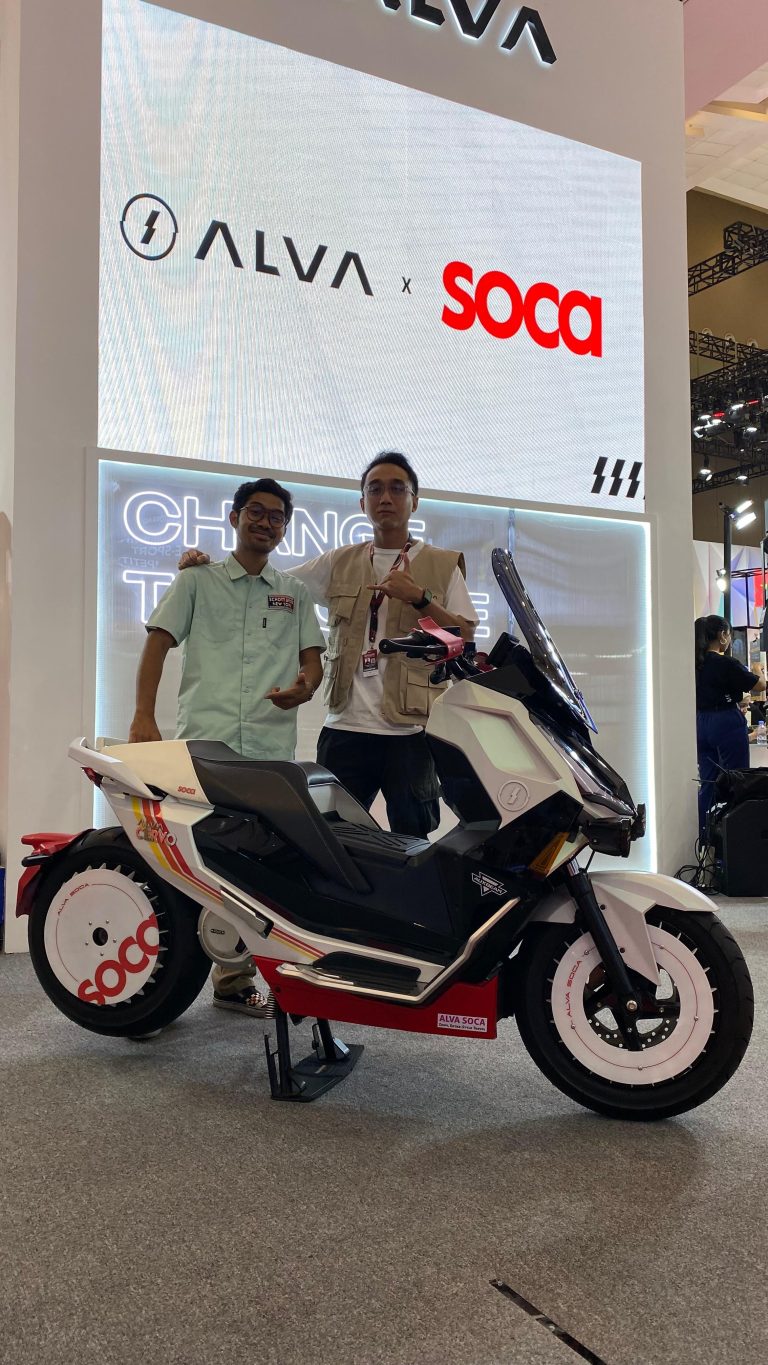 ALVA Cervo Jadi Motor Listrik Pertama yang Dimodifikasi SOCA Wheels