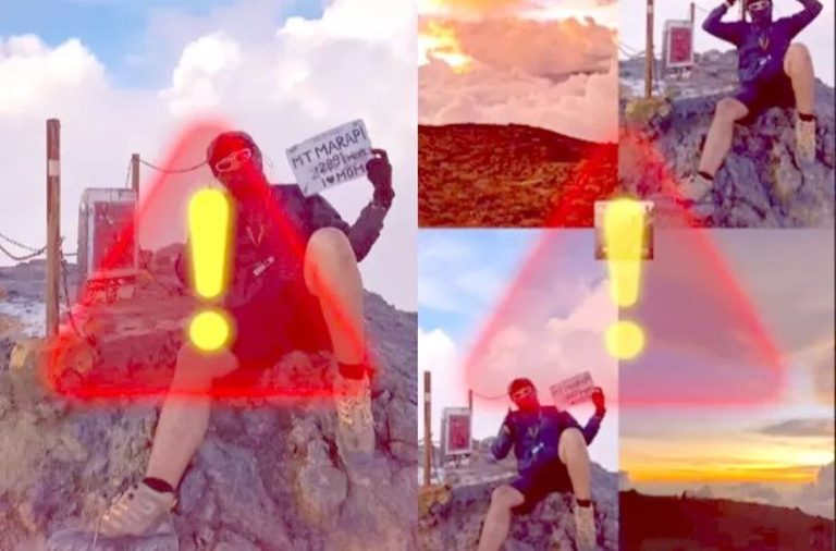 Nekat lewat Jalur Ilegal, Gunung Marapi Kini Ditutup Permanen!