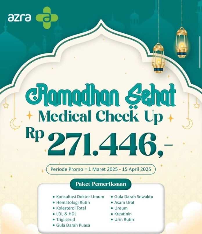 RS Azra Bogor Promo Ramadhan Sehat Medical Check Up