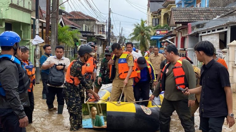 Wakil Bupati Bogor Jaro Ade Tinjau Lokasi Banjir di Bojongkulur, 4.792 Jiwa Terdampak