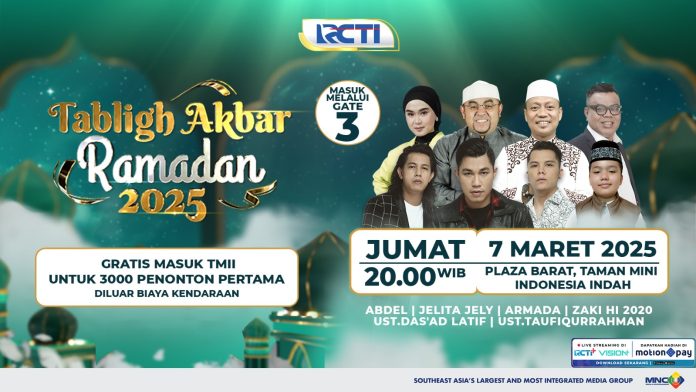 Tabligh Akbar Ramadan 2025: Momen Penuh Hikmah Bersama Ustaz Das'ad, Ustaz Pantun hingga Band Armada