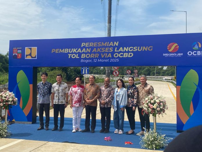 Wali Kota Bogor Dedie Rachim Resmikan Akses Tol BORR On Ramp Kedung Halang via OCBD