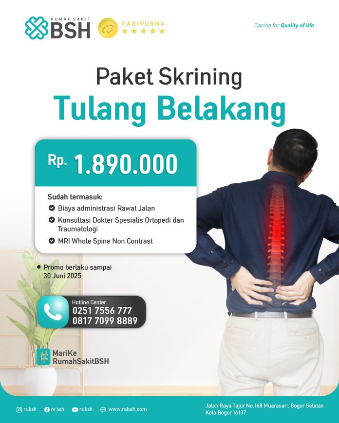 Yuk Cek Kesehatan Tulang Belakang dengan Pemeriksaan Penunjang MRI