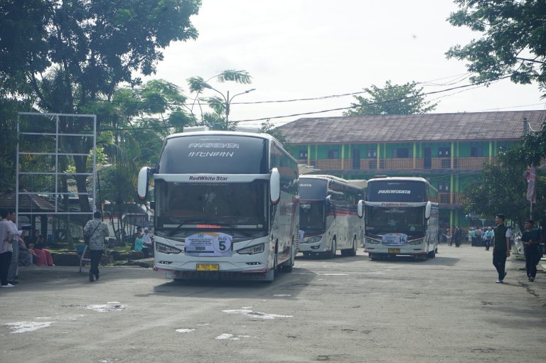 Perpulangan Ramadhan 2025, Pesantren Modern Ummul Quro Al-Islami Berangkatkan 40 Bus