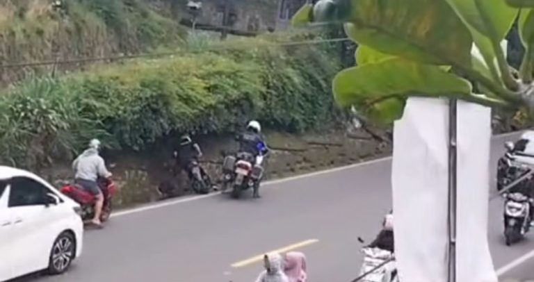 Viral Patwal Senggol Pengendara Motor di Puncak Bogor, Satlantas Polres Bogor Buka Suara