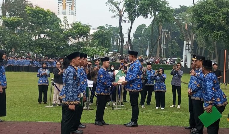 Resmi Lantik 3.676 PPPK dan CPNS Tahun 2024, Ini Pesan Bupati Bogor Rudy Susmanto