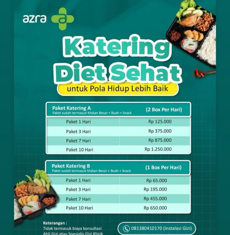 RS Azra Bogor Tawarkan Katering Diet Sehat