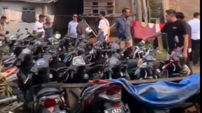 Polresta Bogor Kota Bongkar Gudang Motor Hasil Tarikan Debt Collector Ilegal