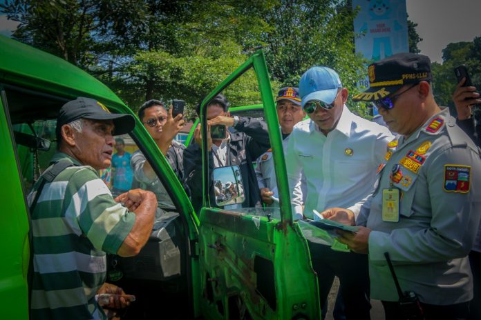 Puluhan Sopir Angkot Pelanggar Aturan di Kota Bogor Terjaring Operasi