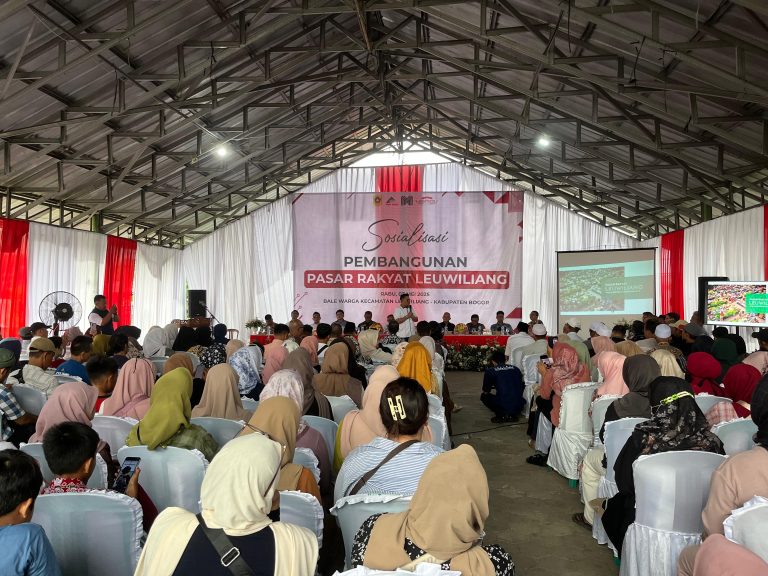 Pasar Leuwiliang Siap Dibangun, Perumda Pasar Tohaga Sosialisasikan ke Pedagang