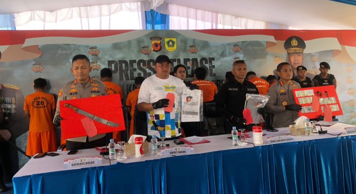 Polres dan Polresta Bogor Bongkar Jaringan Premanisme Mata Elang, 9 Pelaku Ditangkap Ratusan Kendaraan Diamankan