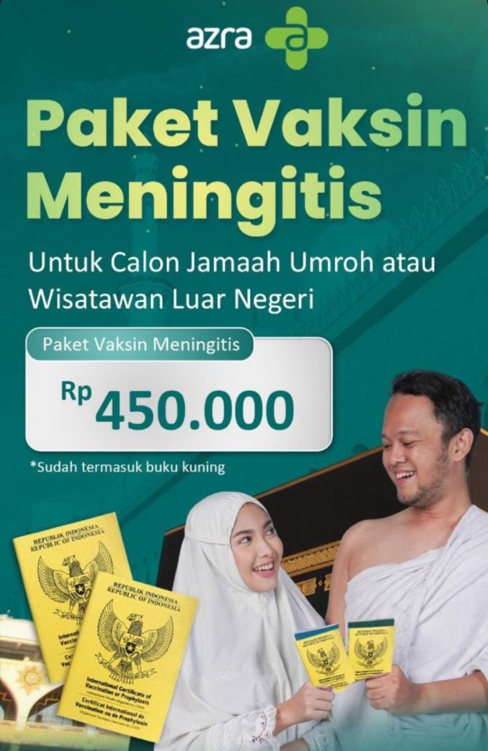 RS Azra Bogor Tawarkan Paket Vaksin Meningitis untuk Jamaah Umroh