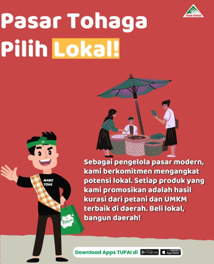 Perumda Pasar Tohaga Ajak Masyarakat Belanja di Pasar Tradisional 