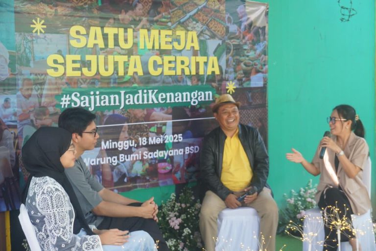 Kampanye #SajianJadiKenangan Mengadakan Acara Dengan Tema Satu Meja, Sejuta Cerita di Warung Bumi Sadayana