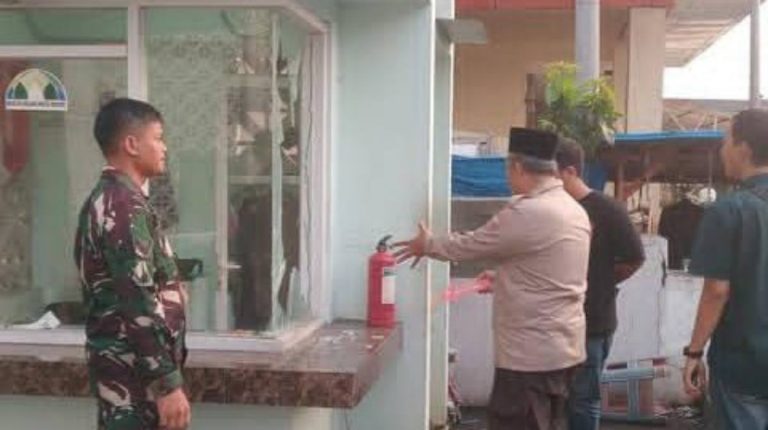 Pos Satpam Masjid Agung Kota Bogor Diserang Orang Misterius