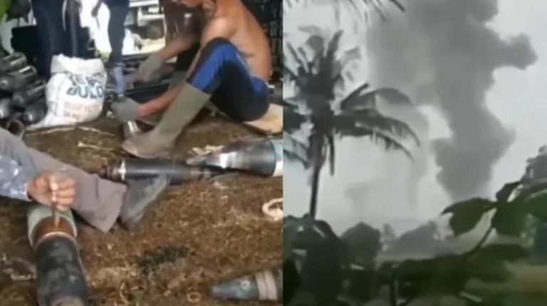 Video Pekerja Susun Amunisi Sebelum Ledakan di Garut Beredar di Medsos. Benar atau Hoak?