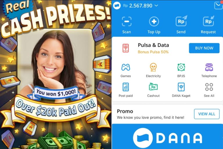 Daftarkan Nomor WA, Bisa Dapat Saldo Dana Dari 5 Game Ini