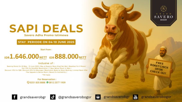 Rayakan Idul Adha dengan Promo Menarik “Sapi Deals” dari Grand Savero Bogor