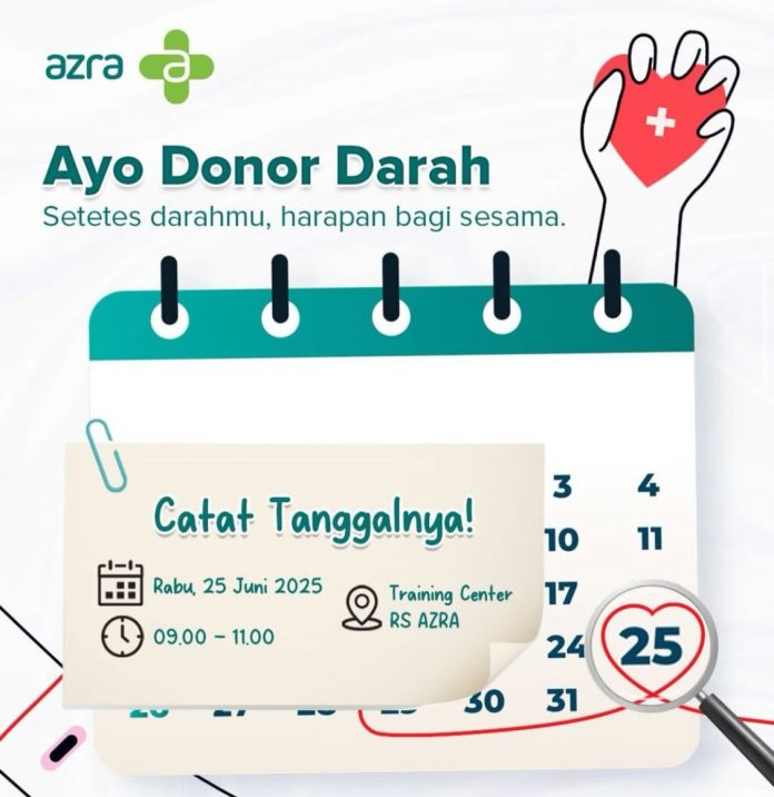 RS Azra Bogor Gelar Donor Darah, Ajak Masyarakat Jadi Pahlawan Kemanusiaan