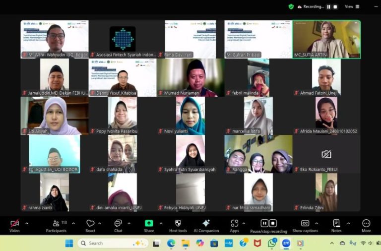 IUQI Bogor dan AFSI Gelar Webinar Literasi dan Transformasi Digital Filantropi Islam