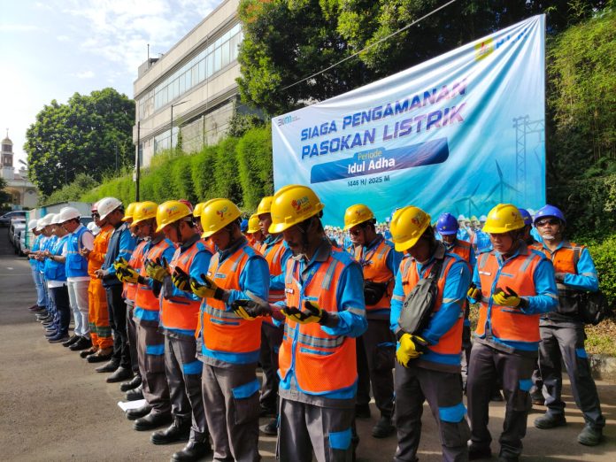 Amankan Pasokan Listrik Idul Adha 1446 H, PLN UP3 Bogor Gelar Apel Siaga