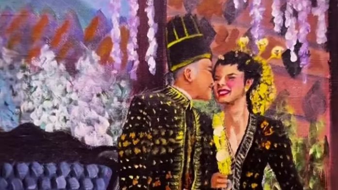 Profil dan Biodata Azmi Fathurrahman Pelukis Live Wedding Viral TikTok di Pernikahan Alyssa Daguise dan Al Ghazali