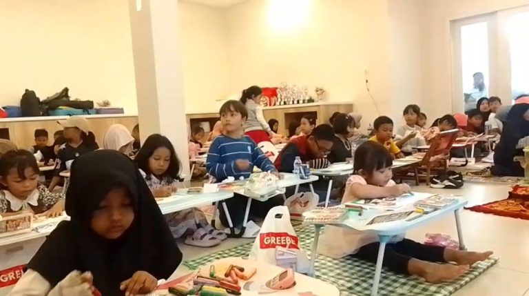 Puluhan Anak Ikuti Lomba Menggambar dan Mewarnai Bertema Ikon Kota Bogor