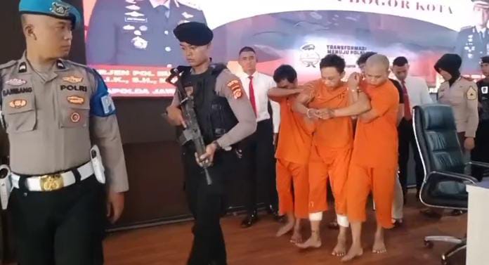 Satreskrim Polresta Bogor Kota Ringkus Komplotan Curanmor Lintas Wilayah, 53 Motor Disita
