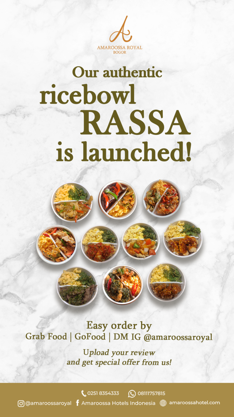 Amaroossa Royal Bogor Luncurkan RASSA Ricebowl, Lezat dan Praktis!