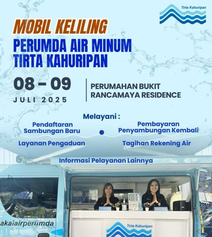 Perumda Air Minum Tirta Kahuripan Hadirkan Mobil Pelayanan Keliling untuk Masyarakat