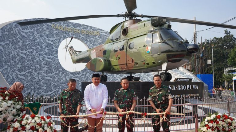 Kabupaten Bogor Jadi Lokasi Monumen PUMA S.A-330 Pertama di Dunia