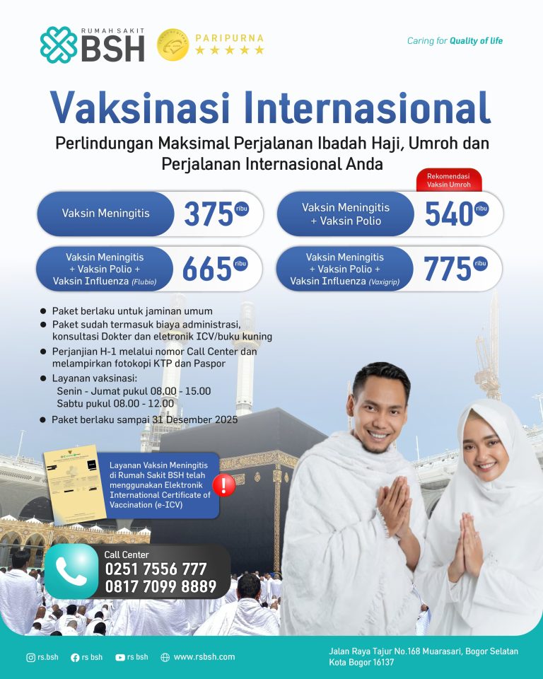 Warga Bogor Kini Lebih Mudah Mendapatkan Vaksin Perjalanan Internasional di RS BSH