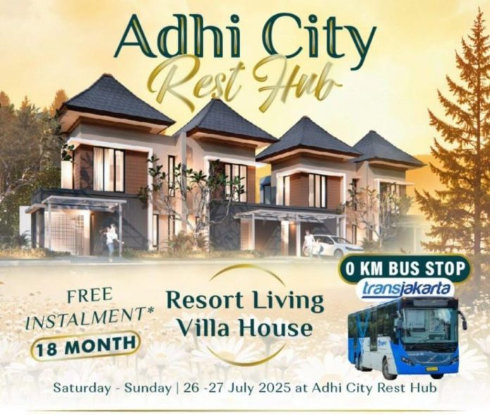 Nikmati Hunian Yang Nyaman dan Modern, di Resort Living Villa House Adhi City Sentul 