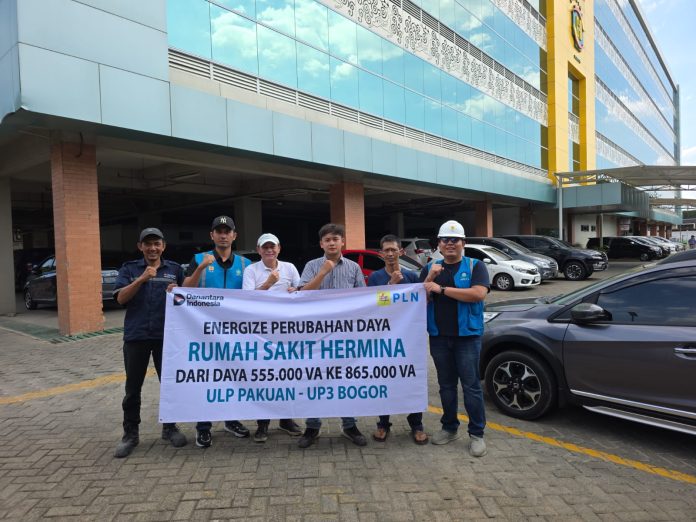 PLN UP3 Bogor Dukung Pelayanan Kesehatan Publik dengan Merealisasikan Tambah Daya RS Hermina