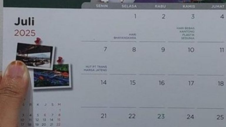 Kalender Juli 2025 Tanpa Tanggal Merah. Cek Hari Besar, dan Kalender Hijriah